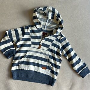 NWT 7 for all mankind 1/4 Zip‎ Pullover Hoodie Unisex Toddler Size 24m